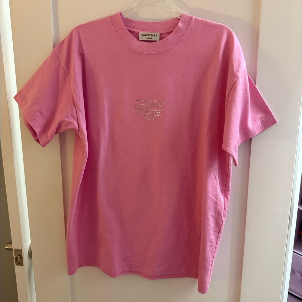 Balenciaga Unisex Pink T-Shirt